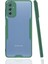Samsung Galaxy M52 5g Kılıf Platin Silikon - Yeşil Ferrg 1