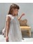 Kız Çocuk Papatya Nakışlı Askılı Elbise Ket Baby HPN001 2