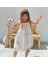 Kız Çocuk Papatya Nakışlı Askılı Elbise Ket Baby HPN001 3