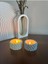 Luxury Tekli Tealight Mumluk Beton Örgü Desenli 1 Adet 2