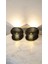 Luxury 2'li Siyah Dekoratif Tealight Mumluk Seti- Tv Ünitesi, Konsol, Vitrin, Masa Üzeri 1 Adet 1