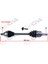 Komple Aks Sol Focus 2 04-12 1.6 Tdci-Volvo 1.6d 05-12 582MM Gnzrz 1