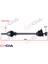 Komple Aks Sol Renault 19 1.4 639MM Gnzrz 1
