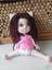 Luxury Amigurumi Makarna Saçlı Elbiseli Kız Bebek Eğitici Oyuncak 40 Cm. 1 Adet 4