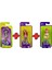 3'lü Set Polly Pocket Lila Shani Gökkuşağı Mor Çiçek Elbiseli Siyah Kahverengi Saçlı Gözlüklü Mattel 1 Adet 1