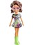 3'lü Set Polly Pocket Lila Shani Gökkuşağı Mor Çiçek Elbiseli Siyah Kahverengi Saçlı Gözlüklü Mattel 1 Adet 3