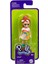 3'lü Set Polly Pocket Lila Shani Gökkuşağı Mor Çiçek Elbiseli Siyah Kahverengi Saçlı Gözlüklü Mattel 1 Adet 4