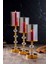 Luxury Kristal Taşlı Ayaklı Gold Şamdan 3'lü Set 1 Adet 1