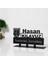 Luxury Jandarma Astsubay Masaüstü Isimlik - Kişiye Özel Metal Masa Isimliği - Hediye Ofis Isimlik 1 Adet 1