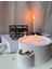 Luxury Dairesel Dekoratif Mumluk (Inci Toz Mum Dahil) 1 Adet 1