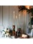 Luxury Iskandinav 3'lü Set Kızıl Ceviz Ahşap Şamdan Mumluk Minimalist Set Tımber Dekoratif 1 Adet 1