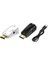 HDMI Uyumlu VGA Adaptörü Hd 1080P Ses Dönüştürücü Siyah+Beyaz (Yurt Dışından) 2