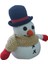 Luxury Amigurumi Organik El Yapımı Oyuncak Kardan Adam Yılbaşı Hediyesi 1 Adet 4
