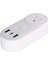 Akıllı Soket Wifi Fişi 16A 2 Delikli Usb+Tip-C Abd Fişi (Yurt Dışından) 2
