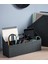 Luxury Masaüstü Organizer 34X16 cm Ikea Kalemlik Bölmeli Organizer Gri Düzenleyici Sert Karton 1 Adet 1