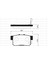 Arka Balata Honda Civic Vii 01-05 Civic Viii 05 Accord Vii 98-02 Accord Viii 06 GDB3177 Gnzrz 1