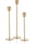Luxury BRS0097 Brass Pirinç Şamdan 3 Lü Set 1 Adet 1