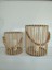 Luxury El Yapımı Bambu Fener Mumluk 2 Li Set (25CM-19CM) 1 Adet 1