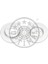 Arka Fren Diski Ayna Focus II04 11 C-Max 07 09 Volvo V50 04 12 C30 06 12 C70 Ii 05 13 S40 Ii 04 12 17 Jant - 16 Jant Düz 280MM 5 Bijon Gnzrz 1