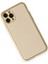 Apple iPhone 11 Pro Kılıf Coco Deri Silikon Kapak - Gold Ferrg 1