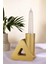 Luxury Şamdan Mumluk Dekoratif Mumluk Tealight Mumluk Altın Renk Model 8 1 Adet 1