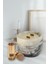 Luxury Marble Glow Kibritli Set – Siyah Beyaz Beton Mum 1 Adet 1
