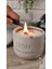 Luxury Marble Glow Kibritli Set – Siyah Beyaz Beton Mum 1 Adet 2