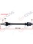 Komple Aks Sağ Clio Ii 1.4i 16V 98-05 Abs Li 26DİŞ 726MM Gnzrz 1