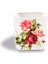 Luxury Dekoratif Buzlu Cam Mumluk Vintage Güllü Desen 8x8 cm (4 Adet) 1 Adet 1
