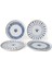 Ocean Muse Nordıc Pasta Tabağı 22 cm 4 Adet 22953-54 5