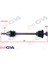 Komple Aks Sol Renault 9/11 1.4 630MM 85-00 Gnzrz 1