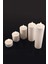 Luxury 5'li Pilli LED Silindir Mum 5 Boy, Baton Mum Beyaz Renk 1 Adet 4