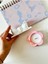 Luxury Fiyonk Şamdan Mumluk ve Çiçekli Pembe Soya Wax Mum Seti , Pinterest Model Set 1 Adet 2