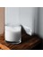 Luxury El Işçiliği Silindir Cam Vazo Içi Mum 8 x 10 cm Genişlik Gül Kokulu Beyaz Renk 1 Adet 5