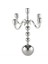 Luxury Gümüş 5 Kollu Top Mumluk 20X15X36CM P248.362126 1 Adet 1