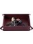 Luxury Masaüstü Organizer Düzenleyici Deri Dekoratif Sepet Kare Desktop Organizer Rainbow Vegan 16,5X16,5 C 1 Adet 1