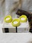 Luxury Mumluk Dekoratif Mumluk Tealight Mumluk Pastel Sarı 3 Adet ( Mum Fiyata Dahil Değildir) 1 Adet 2