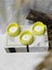 Luxury Mumluk Dekoratif Mumluk Tealight Mumluk Pastel Sarı 3 Adet ( Mum Fiyata Dahil Değildir) 1 Adet 3