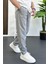 Erkek Beli Lastikli Jogger Pantolon Gri EDW354 2