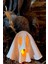 Luxury Dekoratif Hediyelik Halloween Cadılar Bayramı Hayalet Model Tealight Mumluk ve Tütsülük 1 Adet 1
