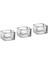 Luxury 3 Adet Cam Tealight Mumluk 5x5 cm Ikea 3'lü Set Şeffaf Mum Kabı 1 Adet 2