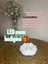 Luxury Beyaz Çiçek Mumluk, Lotus Mumluk, Ogranizer, Dekoratif Obje, 1 Adet 4