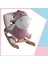 Sallanan Doldurulmuş At Peluş Rocker 60 cm Pembe-Beyaz Nrmsa 1