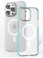 Apple iPhone 14 Pro Max Line Magsafe Kapak - Beyaz Nrmsa 4