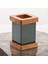 Luxury Sonsuzluk Aynası Ahşap Mumluk, Dekoratif Ahşap Mumluk, Hediyelik Tealight Mumluk 1 Adet 4
