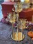 Luxury Gold Kristal Şamdan 3 Lü 1 Adet 2