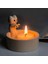 Luxury Kedi Tasarımlı Seramik Mumluk, El Yapımı, Tea Light, Tealight 1 Adet 1