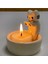 Luxury Kedi Tasarımlı Seramik Mumluk, El Yapımı, Tea Light, Tealight 1 Adet 2