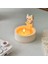 Luxury Kedi Tasarımlı Seramik Mumluk, El Yapımı, Tea Light, Tealight 1 Adet 3