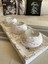 Luxury Beyaz El Yapımı 3'lü Beton Tabaklı Beton Mumluk Set Beton Tealight Set Mumlar Dahildir 3 Parça Beto 1 Adet 3